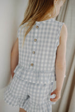 Load image into Gallery viewer, Gingham Ruffle Top