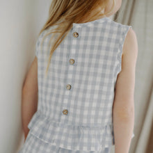 Load image into Gallery viewer, Gingham Ruffle Top