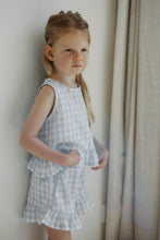 Load image into Gallery viewer, Gingham Ruffle Top