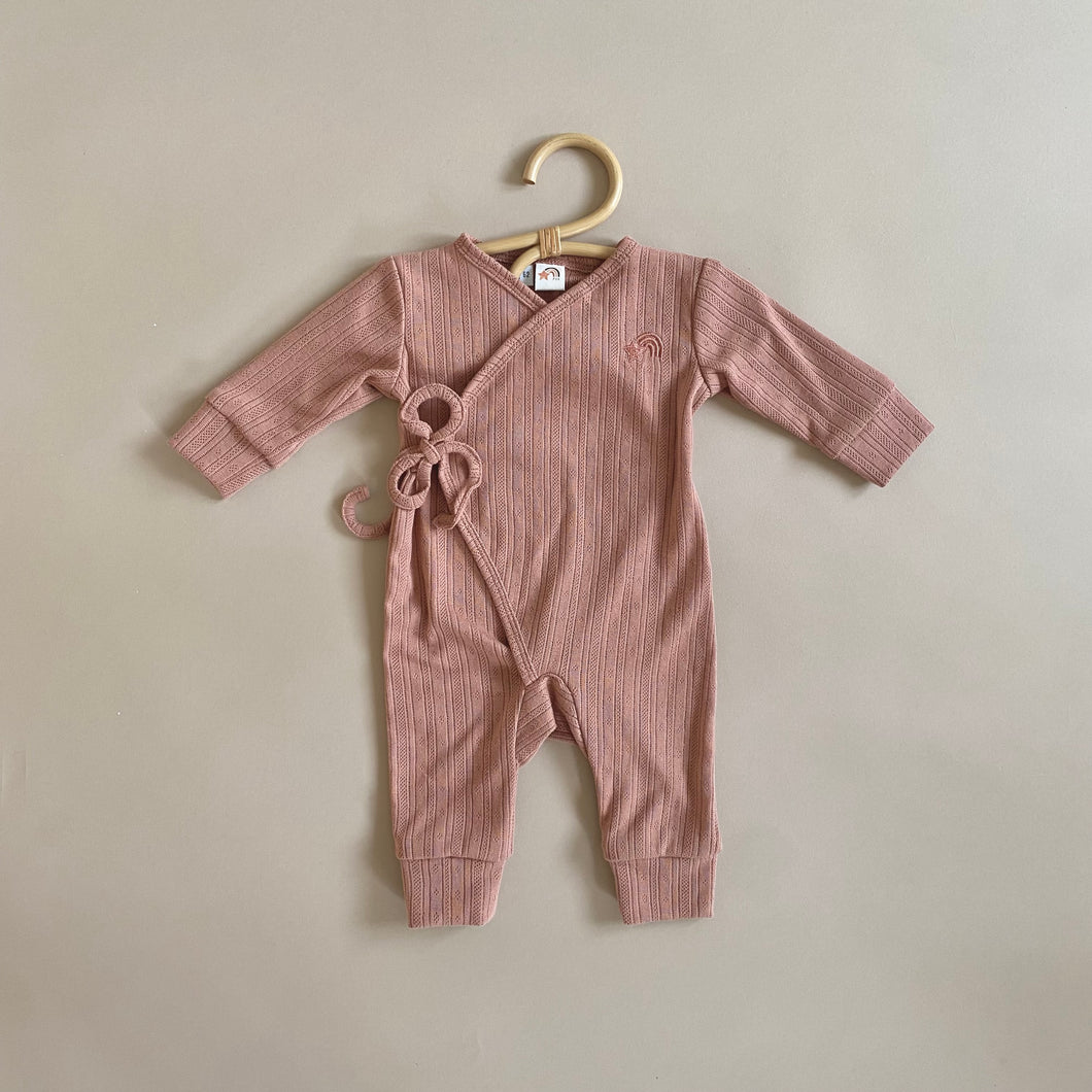 Pointelle Wrap Romper (+ 4 kleuren)