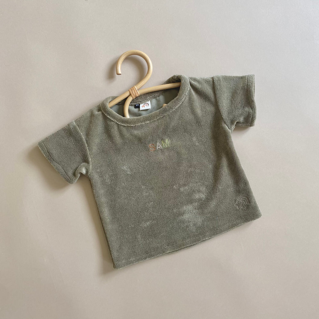 Gepersonaliseerd Terry Oversized Shirt (+ 9 kleuren)