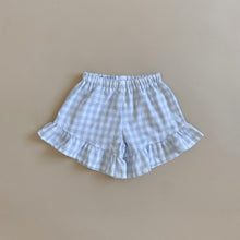 Load image into Gallery viewer, Gingham Ruffle Shorts
