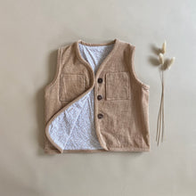 Load image into Gallery viewer, Reversible Oversized Corduroy Vest
